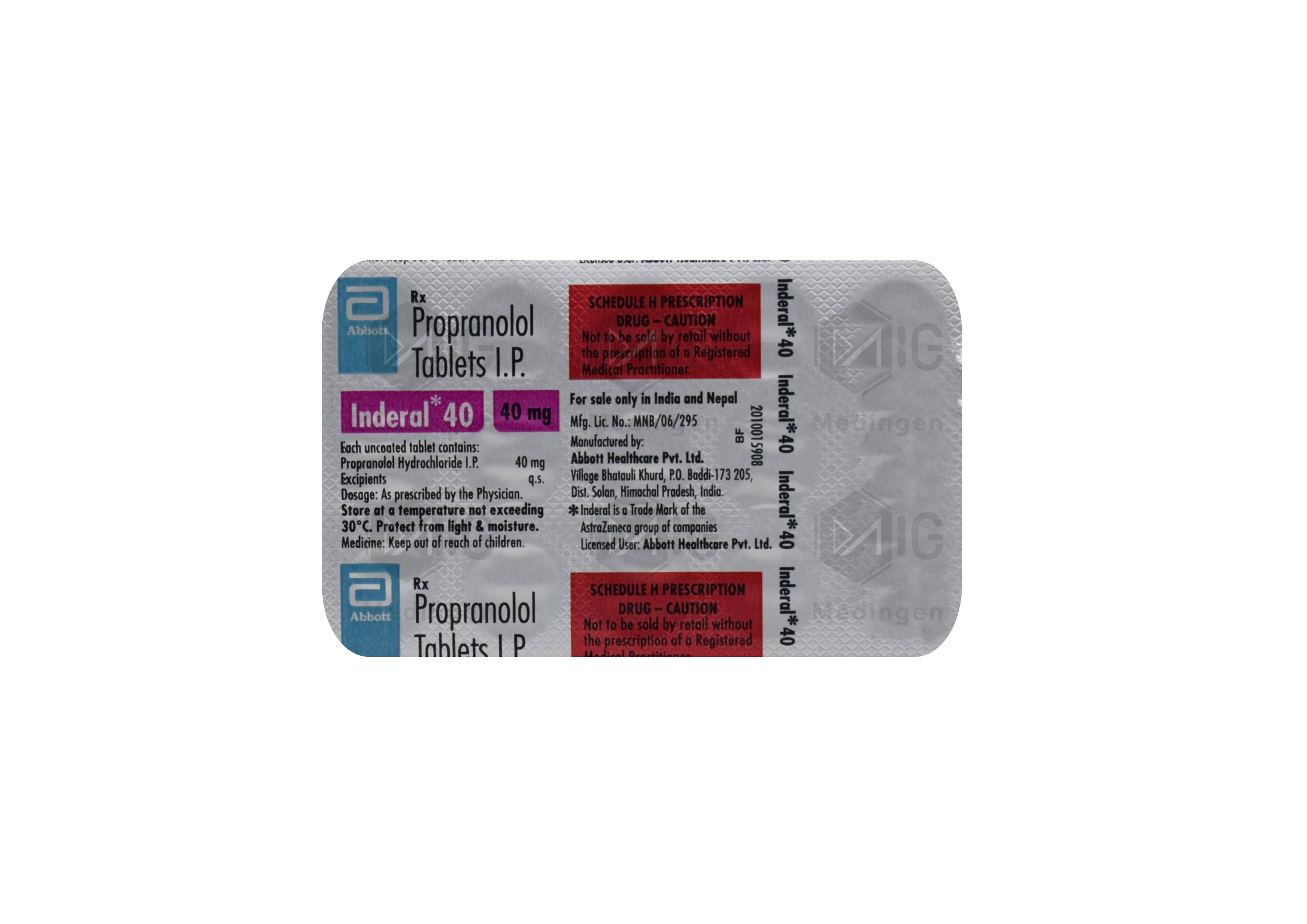INDERAL 40MG